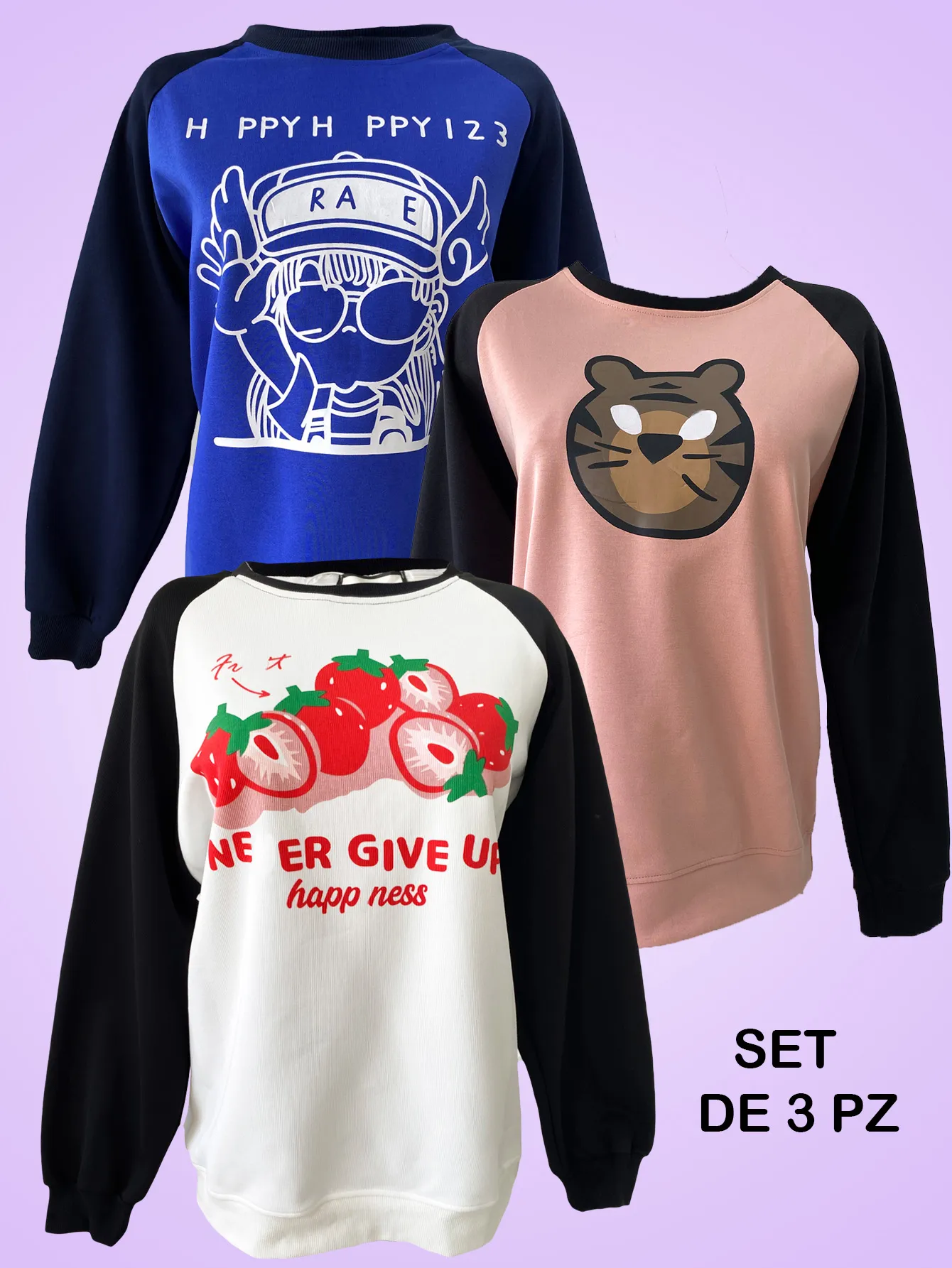 SUDADERA 0755 SET de 3 PZ 445